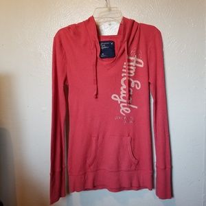 American eagle large long sleeve hoodie shirt